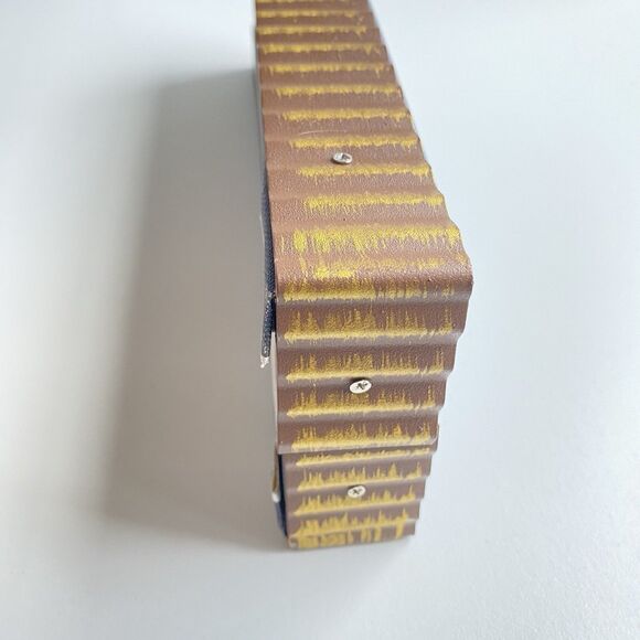 Christmas Nativity Canvas Gallery Heavenly Light Print Tin Edge Wood Wall Decor - Picture 5 of 7